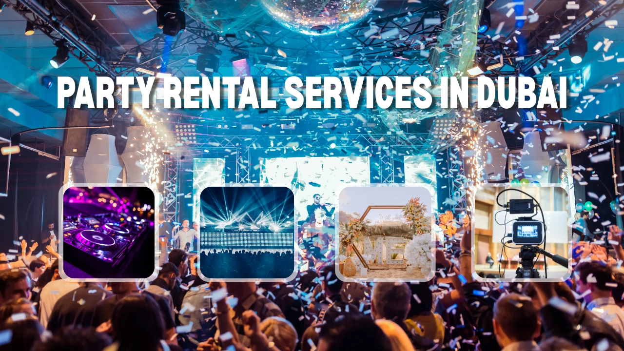 Elevate your occasion: Discovering the best Party rentals in Dubai with MyEventStore