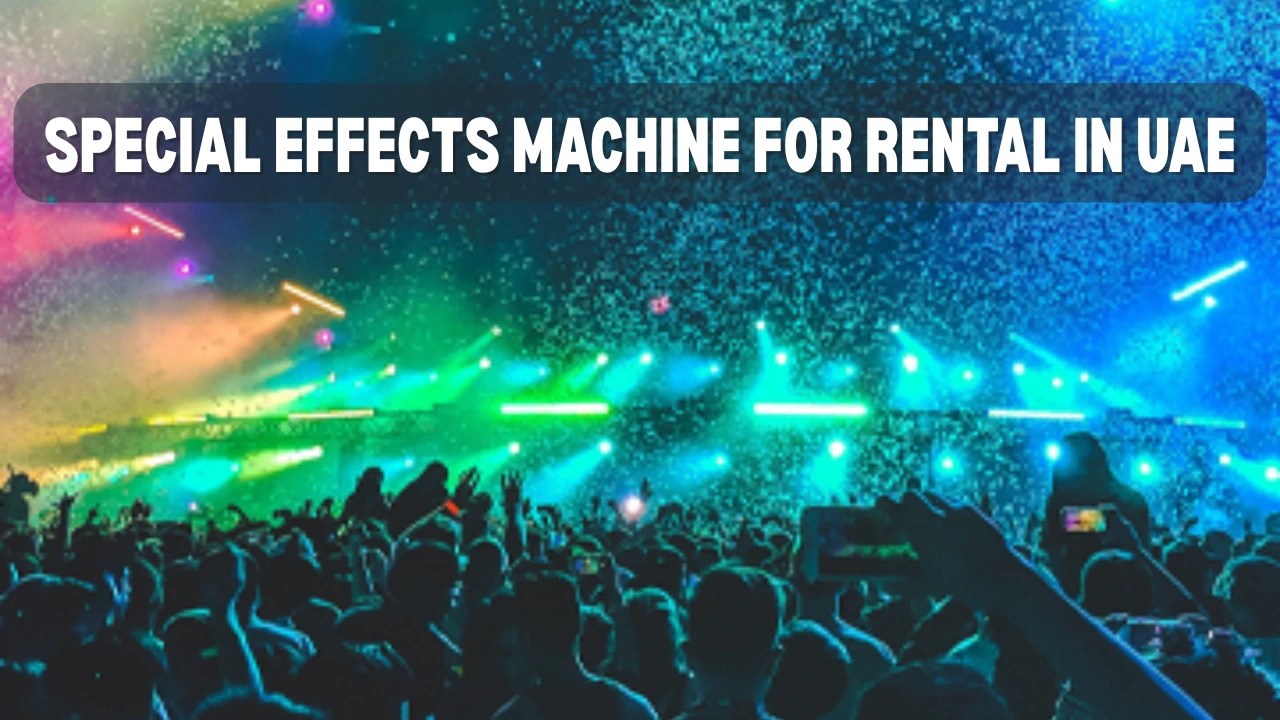 Unleashing the Magic: The Ultimate Special Effects Machines to make your event truly memorable!