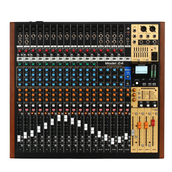 TASCAM Model 24 24-Track Live Recorder & Mixing Console With Audio Interface